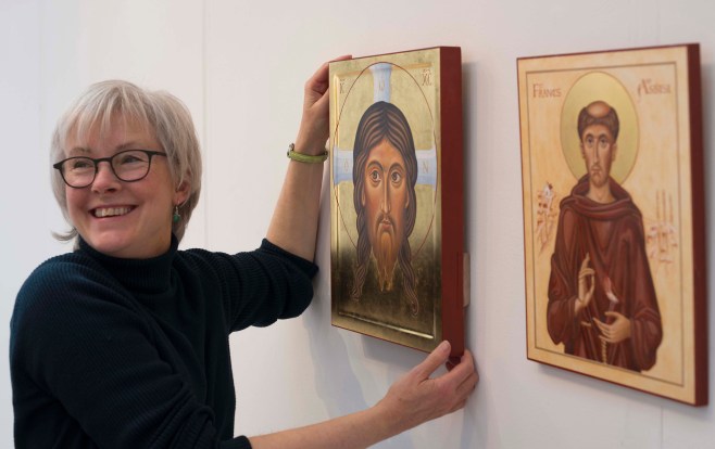 Ronnie Cruwys with Mandilion and St Francis