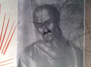 Work out the highlights by tracing over the shapes to identify the key pools of light and dark