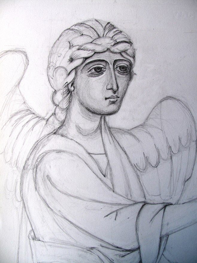 Sketch of Gabriel near completion