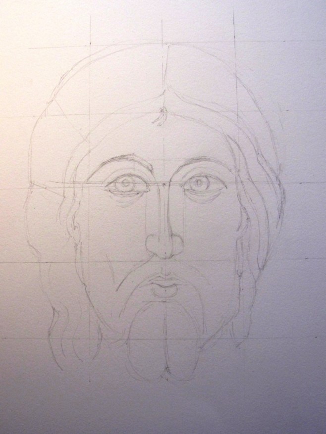 pencil sketch of the mandilion