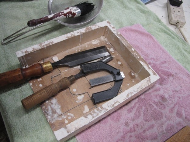 timber plinth for gessoing icon boards