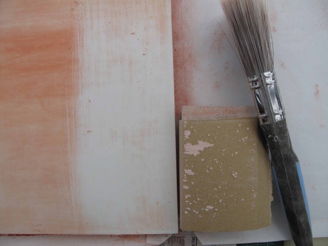 brusgh off clogged sandpaper 