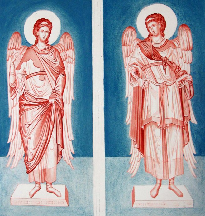 archangels Raphael and Michael