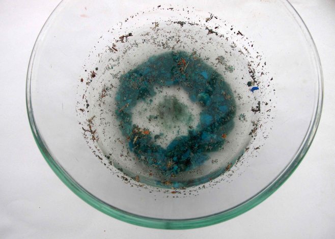 2 Chrysocolla washing stones